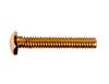 1.4 x 10.0 x 2.5 Gold Rimless Hex Head Trim Screw (pack of 50)